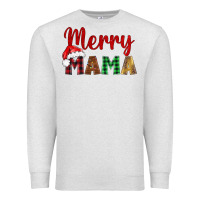 Oatmeal Heather merry mama Premium Sweatshirt - BarkalooDesign