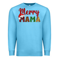 Ocean Blue merry mama Premium Sweatshirt - BarkalooDesign