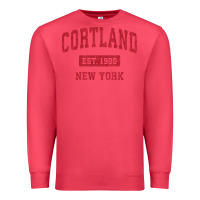 Cardinal Cortland New York NY Vintage Sports Design Red Design Sweat Premium Sweatshirt - longCreatives