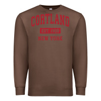 Chestnut Cortland New York NY Vintage Sports Design Red Design Sweat Premium Sweatshirt - longCreatives