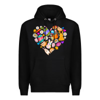 Black Easter Love Premium Hoodie - CowhideDigitalArt