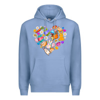 Colony Blue Easter Love Premium Hoodie - CowhideDigitalArt