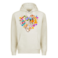 Oatmeal Heather Easter Love Premium Hoodie - CowhideDigitalArt