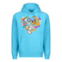 Ocean Blue Easter Love Premium Hoodie - CowhideDigitalArt
