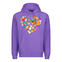 Purple Easter Love Premium Hoodie - CowhideDigitalArt