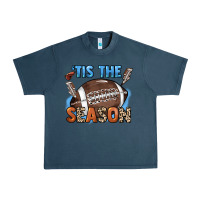 Midnight Navy Tis the season lightning bolt Urban Heavy Tee - HowdyJamesFarm