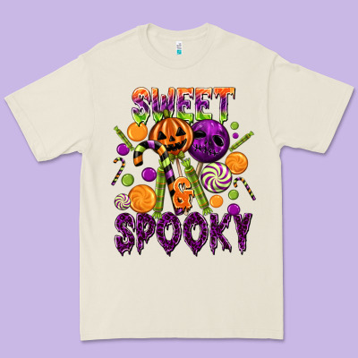 Sweet And Spooky Premium Tee Designed By Texasbilliewilder