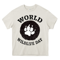 World Wildlife Day Heavy Core Tee | Teevron