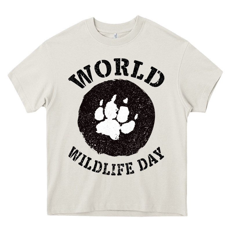 World Wildlife Day Heavy Core Tee by Bettercallsaul | Teevron