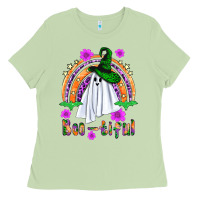 Matcha Boo-tiful ghost Ladies Tee - NancyCooperArtShop