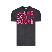 Vintage Black Lips like sugar Valentine's Day Vintage Tee - HowdyJamesFarm