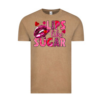 Vintage Coffee Lips like sugar Valentine's Day Vintage Tee - HowdyJamesFarm