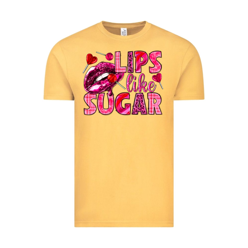 Lips Like Sugar Valentine's Day Vintage Tee by HowdyJamesFarm | Teevron