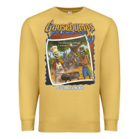 Antique Gold R.L. Stine Goosebumps Halloween Say Cheese And Die Premium Sweatshirt - longCreatives