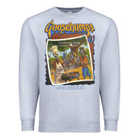 Heather Grey R.L. Stine Goosebumps Halloween Say Cheese And Die Premium Sweatshirt - longCreatives