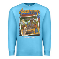 Ocean Blue R.L. Stine Goosebumps Halloween Say Cheese And Die Premium Sweatshirt - longCreatives