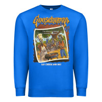True Royal R.L. Stine Goosebumps Halloween Say Cheese And Die Premium Sweatshirt - longCreatives