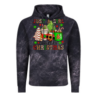 Cloud Black just a girl who loves christmas Vintage Hoodie - OliviaCreatesArt