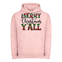 Pigment Salmon merry christmas y'all Urban Hoodie - AdoDesignShop