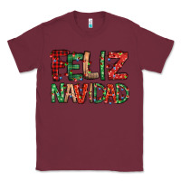 Burgundy feliz navidad Spanish christmas Classic Tee - Jasminsmagicworld