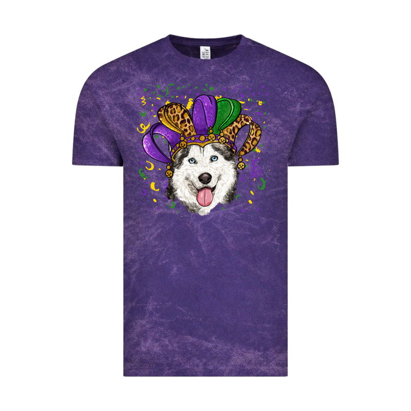 Mardi Gras Hat Husky Vintage Tee by RanaPortraitStore | Teevron