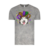 Cloud Rock mardi gras hat husky Vintage Tee - RanaPortraitStore
