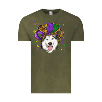 Vintage Olive mardi gras hat husky Vintage Tee - RanaPortraitStore