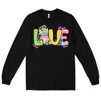 Black Easter Day Love Easter gnome Long Sleeve Tee - OliviaCreatesArt