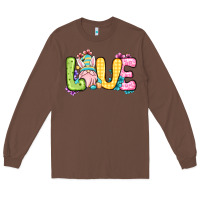 Chestnut Easter Day Love Easter gnome Long Sleeve Tee - OliviaCreatesArt