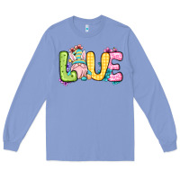 Colony Blue Easter Day Love Easter gnome Long Sleeve Tee - OliviaCreatesArt