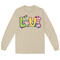 Mushroom Easter Day Love Easter gnome Long Sleeve Tee - OliviaCreatesArt