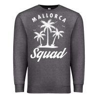 Charcoal Heather Mallorca Squad Beach Summer Surfing Swimming Travel Vacation Premium Sweatshirt - longCreatives
