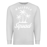 Dove Grey Mallorca Squad Beach Summer Surfing Swimming Travel Vacation Premium Sweatshirt - longCreatives