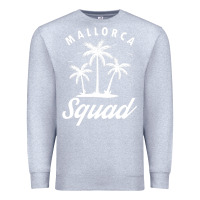 Heather Grey Mallorca Squad Beach Summer Surfing Swimming Travel Vacation Premium Sweatshirt - longCreatives