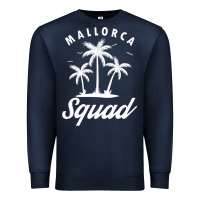 Navy Mallorca Squad Beach Summer Surfing Swimming Travel Vacation Premium Sweatshirt - longCreatives