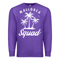 Purple Mallorca Squad Beach Summer Surfing Swimming Travel Vacation Premium Sweatshirt - longCreatives