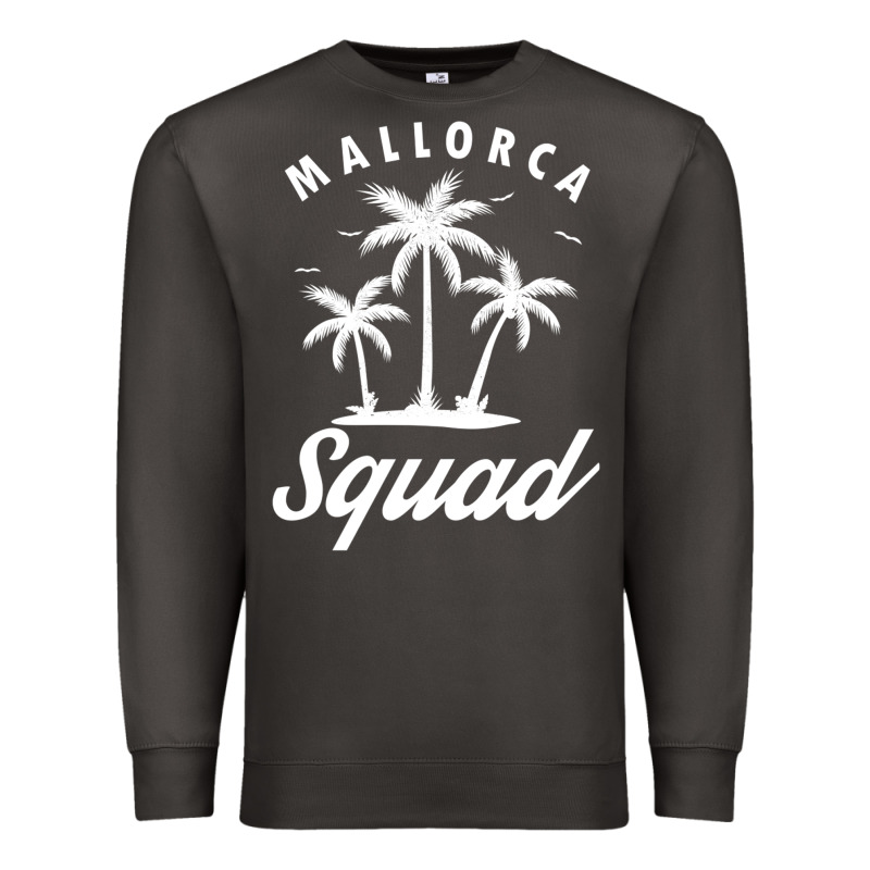 Mallorca Squad Beach Summer Surfing Swimming Travel Vacation Premium Sweatshirt by longCreatives | Teevron