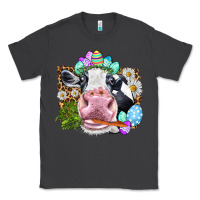 Smoke Happy Easter Cow with eggs Easter Day Classic Tee - HowdyJamesFarm
