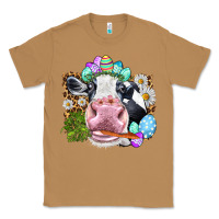 Toasted Coconut Happy Easter Cow with eggs Easter Day Classic Tee - HowdyJamesFarm