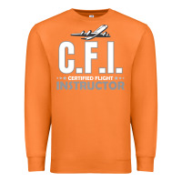 Carrot CFI CFI Certified Flight Pilot Gift CFI Flying Instructor Premium Sweatshirt - longCreatives