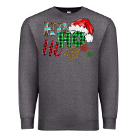Charcoal Heather ho ho ho christmas Premium Sweatshirt - BarkalooDesign