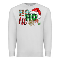Dove Grey ho ho ho christmas Premium Sweatshirt - BarkalooDesign