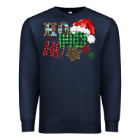 Navy ho ho ho christmas Premium Sweatshirt - BarkalooDesign