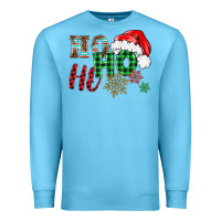 Ocean Blue ho ho ho christmas Premium Sweatshirt - BarkalooDesign