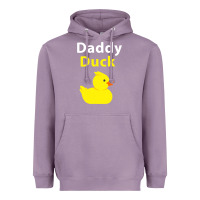 Lavender Funny Daddy Duck Rubber Duck Heavyweight Hoodie - longCreatives