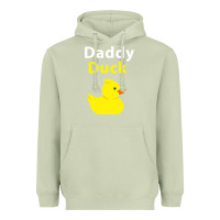 Matcha Funny Daddy Duck Rubber Duck Heavyweight Hoodie - longCreatives