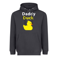 Smoke Funny Daddy Duck Rubber Duck Heavyweight Hoodie - longCreatives