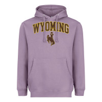 Lavender Womens Wyoming Cowboys Apparel Fan Favorite Arch Heavyweight Hoodie - longCreatives