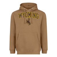 Toasted Coconut Womens Wyoming Cowboys Apparel Fan Favorite Arch Heavyweight Hoodie - longCreatives