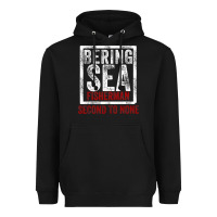 Black Bering Sea Fisherman second to none dutch harbor Alaska Heavyweight Hoodie - longCreatives
